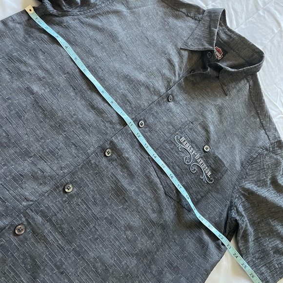 Harley Davidson Button Down Short Sleeve Shirt - Picture 10 of 14